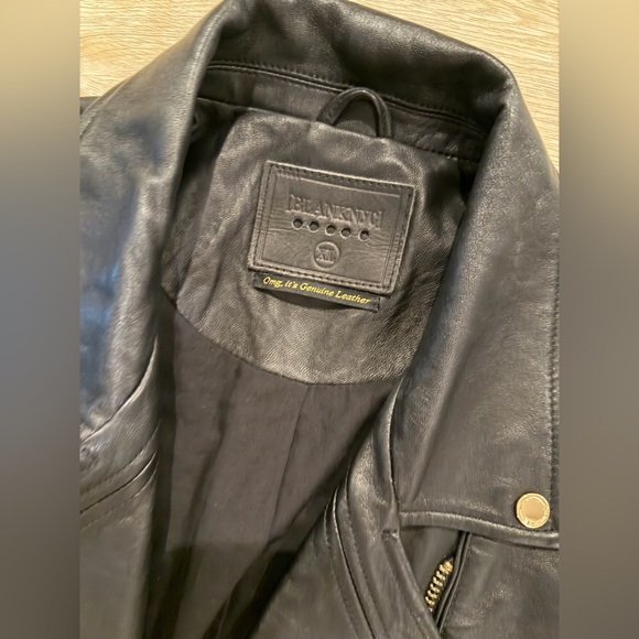 BLANKNYC Genuine Leather Moto Jacket Black XL Excellent Condition 🖤 - Picture 6 of 6